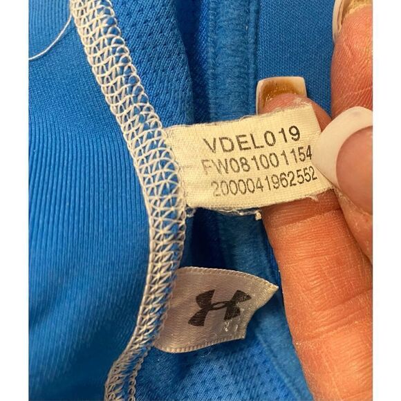 Under Armour Sports Bra Sz. XL Racer Back Substantial Comfort Athleisure - Picture 8 of 9
